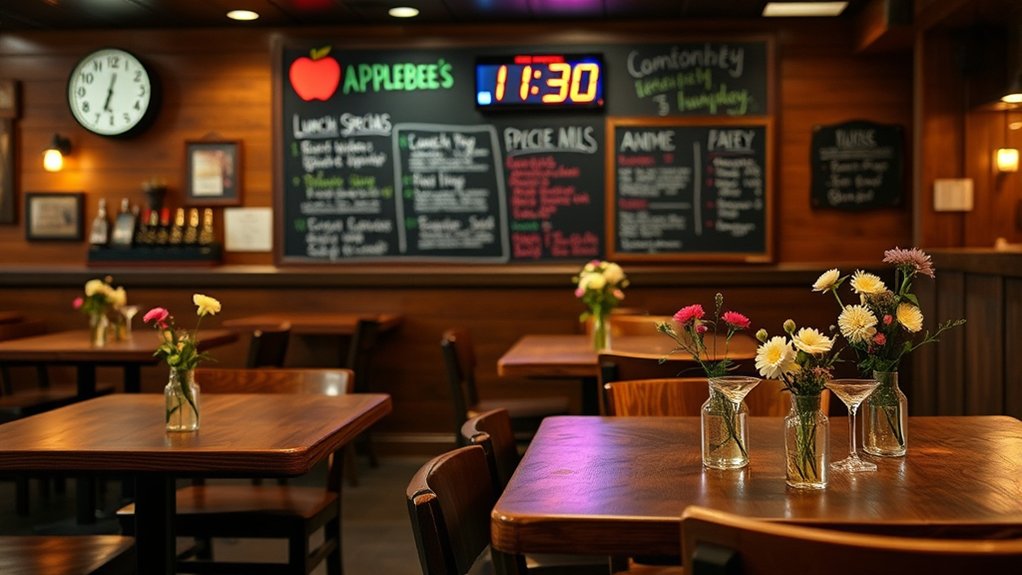 applebee s lunch hours vary