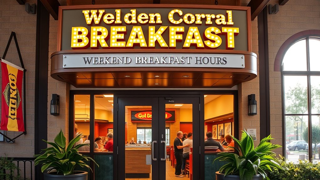 golden corral breakfast hours