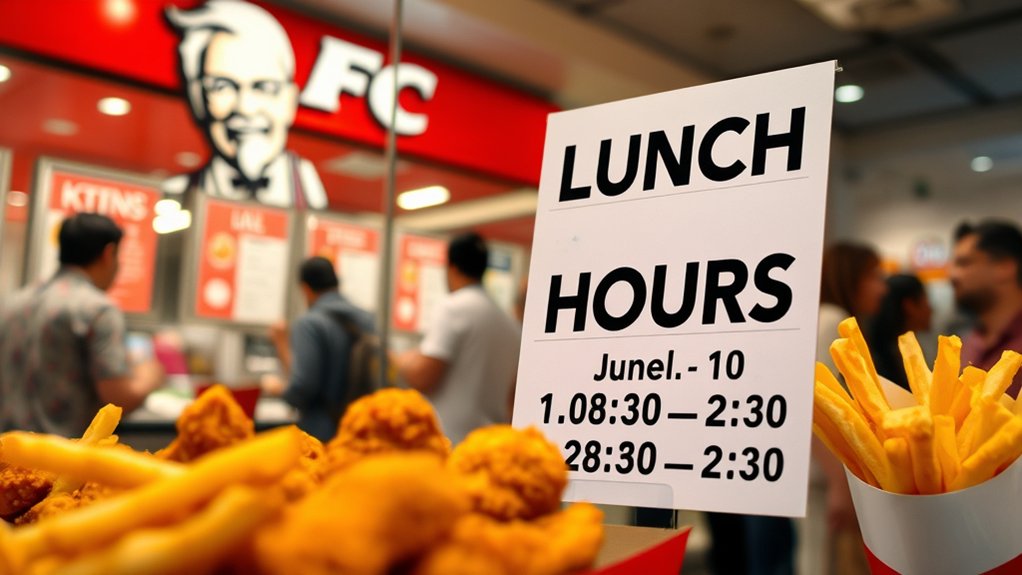 plan meals around kfc