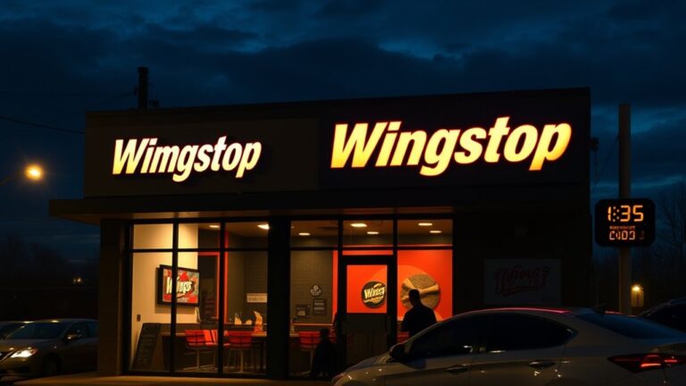 wingstop closing time inquiry
