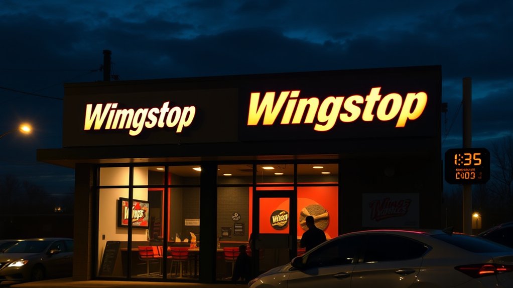wingstop closing time inquiry